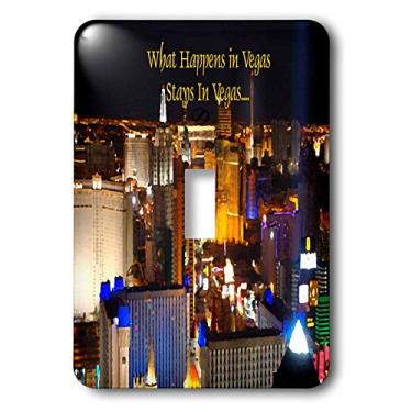Imagem de 3dRose Interruptor de interruptor único Lsp_4398_1" What Happens Stays In Vegas