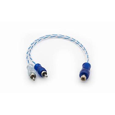 Imagem de CABO RCA Y INJETADO AZUL/PRATA 2MACHOS E 1FEMEA SVART BY TECH ONE