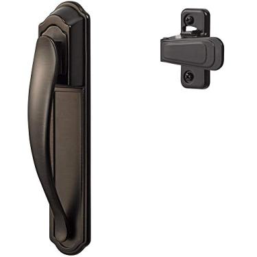 Imagem de Ideal Security Inc. SKDXORB DX conjunto de alças para tempestades e portas de tela, fácil atualização, bronze polido a óleo