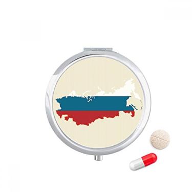 Imagem de Porta-comprimidos, porta-comprimidos, porta-comprimidos, porta-malas, porta-malas, porta-malas, com mapa da Rússia