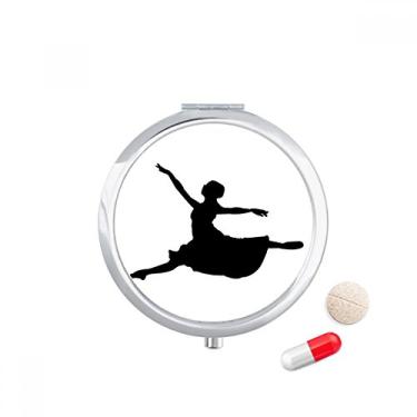 Imagem de Estojo de comprimidos para dançarino de balé com desempenho de salto, caixa de armazenamento de medicamentos