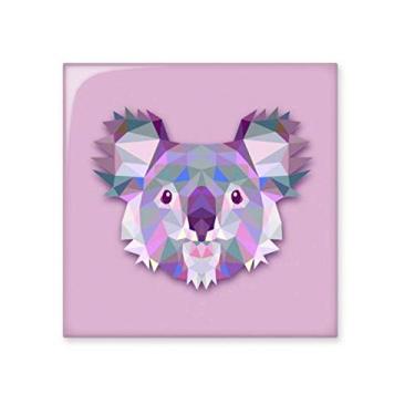 Imagem de Pedra adorna de tijolo vitrificado com imagem de coala da Austrália