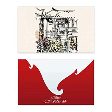 Imagem de A Cute Alley in Dali of China Holiday Holiday Holiday Merry Christmas Parabéns Card Christmas Letter Message