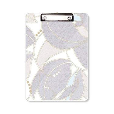 Imagem de Placa de suporte para placa de prancheta de plantas de desenho de cor clara A4