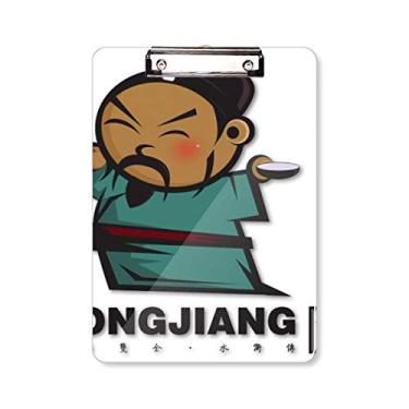 Imagem de The Outlaws of Marsh Songjiang desenho prancheta placa de apoio A4