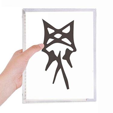 Imagem de Caderno Luo com inscrição óssea e sobrenome chinês, caderno de folhas soltas, diário recarregável, papelaria