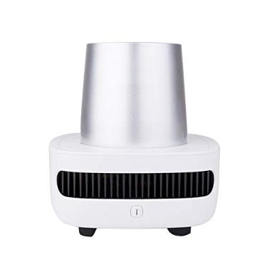 Imagem de Caneca portátil de refrigeração, copo de café, refrigerador, bebidas elétricas para acampamento, refrigeradores de copo para escritório, casa, ao ar livre, DALIBAI (cor: branca)