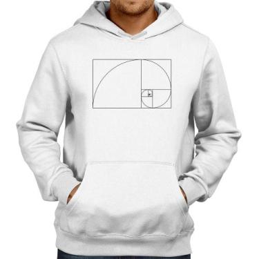 Imagem de Moletom Proporção Áurea Fibonacci - Branco - Foca Na Moda