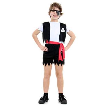 Imagem de Sulamericana Fantasias Pirata Pop Infantil, G 10/12 Anos, Multicor