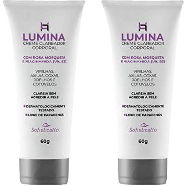 Imagem de Kit 2 Clareador de Virilha Axila Cotovelo Joelho Corpo Todo - Sofisticatto - Creme Clareador - Iluminando - Whole Body - Unisex