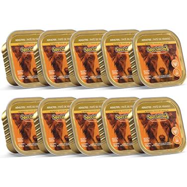 Imagem de Kit 10 Rações Special Dog Patê Cães Adultos Frango 150g