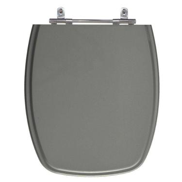 Imagem de Assento Sanitário Stylus Cinza Pérola (Escuro) Tampa para Vaso Celite em Madeira Laqueada