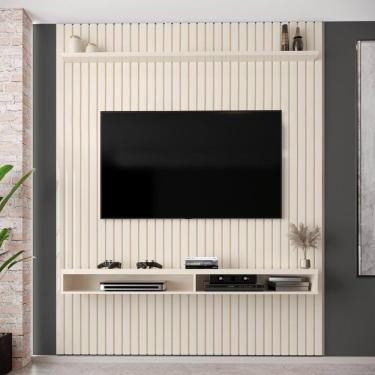 Imagem de Painel Ripado para TV Até 75 Polegadas Intense com Nicho 184cm