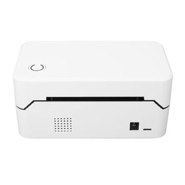 Imagem de Impressora de Etiquetas Térmicas, Interface USB, Velocidade Rápida, Ampla Aplicação, Vários Sistemas Suportados, Impressora de Etiquetas Sem Fio para Lojas (Plugue UE)
