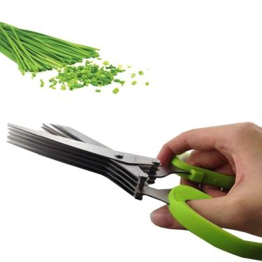 Imagem de Tesoura 5 Lâminas - Corta Legume Tempero