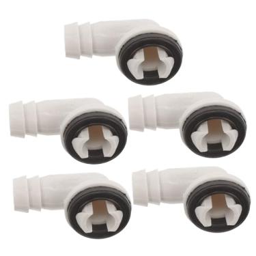 Imagem de OSALADI 5 Unidades Conector de drenagem do ar condicionado obstrução da linha de mangueira de drenagem ac água encaixe da mangueira de drenagem conector de mangueira para janela ac mini