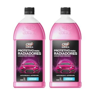 Imagem de 02 Aditivos Orbi Rosa Liquido do Sistema de Arrefecimento Pronto para Uso