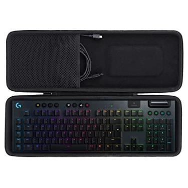Imagem de co2CREA Capa de viagem rígida de substituição para teclado mecânico sem fio Logitech G915 (para G915 tamanho completo)