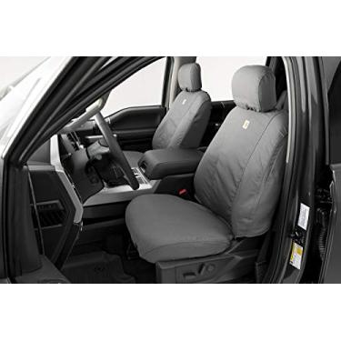 Imagem de Covercraft Carhartt SeatSaver Capas de assento personalizadas | SSC2516CAGY | Assentos balde de 1ª fileira | Compatível com modelos selecionados Ford F-250/350, Gravel