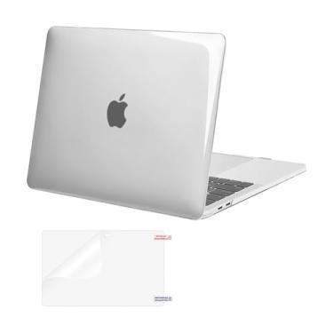 Imagem de MOSISO Compatível com MacBook Pro 13 polegadas Capa M2 2025, 2024, 2023, 2022-2016 A2338 M1 A2251 A2289 A2159 A1989 A1708 A1706 com/sem Touch Bar, capa rígida de plástico & Protetor de tela,
