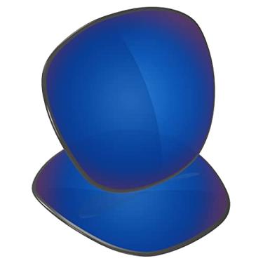 Imagem de Galvanic Lentes de substituição para óculos de sol Oakley Garage Rock OO9175 – Safira polarizada