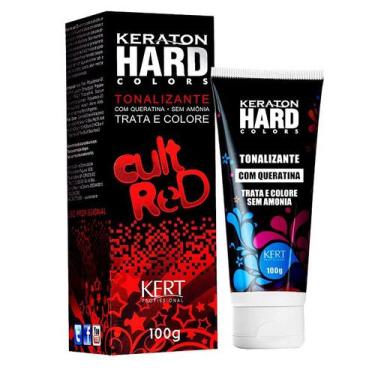 Imagem de Kit 2 Coloração Keraton Hard Colors Cult Red - Kert