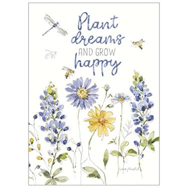 Imagem de Legacy Plant Dreams Caderno de papel floral branco 24 x 16,75 cm