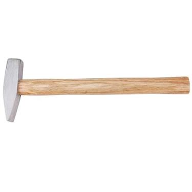 Imagem de Martelo de engenheiro, aço forjado de 10,5 polegadas 0,2 kg com cabo de madeira para ferreiro, faça você mesmo, metalurgia, maquinistas e engenheiros (200 g)