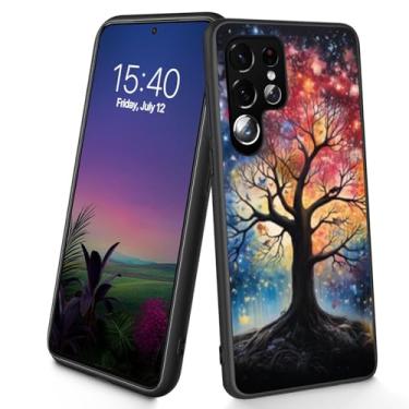 Imagem de Bxgolkgd Capa projetada para Galaxy S24 Ultra, fina e macia de silicone TPU à prova de choque antiderrapante para Samsung Galaxy S24 Ultra 2024 6,8 polegadas - Árvore da vida