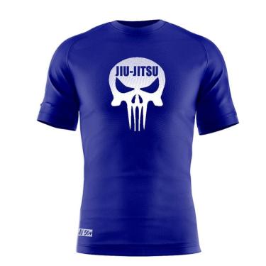 Imagem de Camiseta Jiu Jitsu Skull Dry Tech UV-50+ - Azul-Unissex