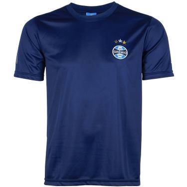 Imagem de Camiseta Futebol Grêmio Masculina Torcedor Manga Curta-Masculino