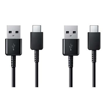 Imagem de Samsung | Dois cabos de carregamento de dados USB-C para Galaxy S9/S9+/Note 8/S8/S8+ - Preto EP-DG950CBE