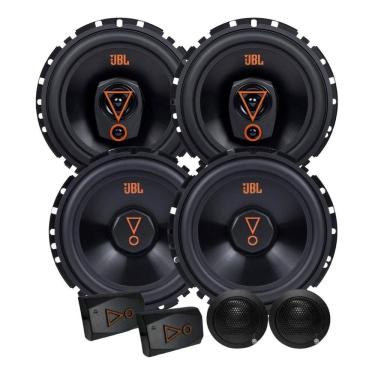 Imagem de Kit 2 Vias 6  JBL 62VMS80 160W + Par Alto Falantes 6  Triaxiais JBL 6TRMS80 160W