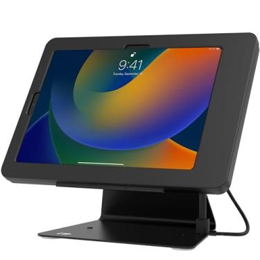 Imagem de Suporte de POS antifurto para desktop – Quiosque CTA POS com Stylus, cordão e gabinete de alumínio para iPad 10ª geração - iPad Air e Pro 11 polegadas de 11 polegadas - Preto (PAD-DASB109)
