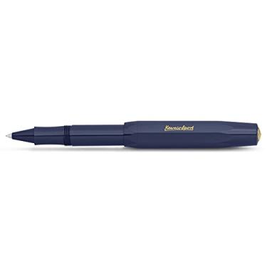 Imagem de Kaweco CLASSIC SPORT Caneta esferográfica azul marinho I gel/esferográfica, incluindo refil de 0,7 mm I em design clássico com bola de cerâmica de 13,5 cm