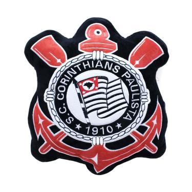Imagem de Almofada Brasão  Fibra  - Corinthians