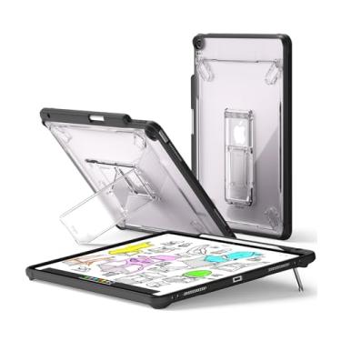 Imagem de Ringke Fusion Sketch Stand [capa + suporte] compatível com iPad Air de 13 polegadas (M2, 2024), capa sem oscilação, não amarela, para escrever e desenhar - preta