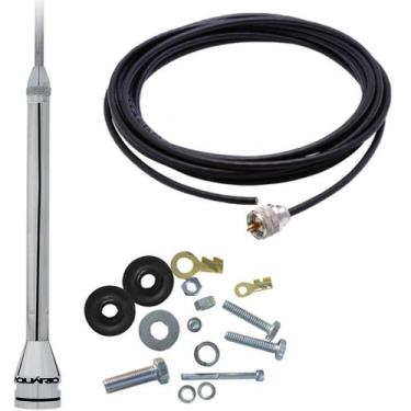 Imagem de Antena Móvel PX 21-54mhz 2,70 metros Marinox Prolongador Inox 60cm PL-