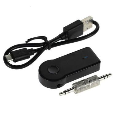 Imagem de Receptor auxiliar bluetooth p2 som carro e caixas de som - Importado