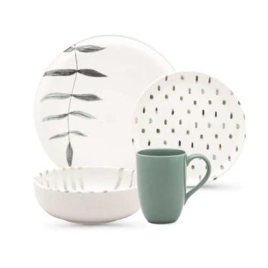 Imagem de Aparelho de Jantar 16 Peças Flat Samambaia Oxford