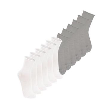 Imagem de Kit 12 Pares de Meias sem Punho Cano Médio Lupo 4421-001 Colorido - Ge