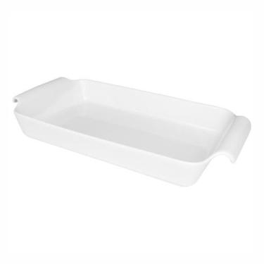 Imagem de Travessa Refratária Retangular Rasa Em Porcelana Fall Oxford, G
