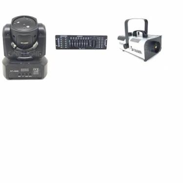 Imagem de Kit 6 Mini Laser Rgb 60W Mesa Dmx 512 Maquina Fumaça 1200 - OneLight
