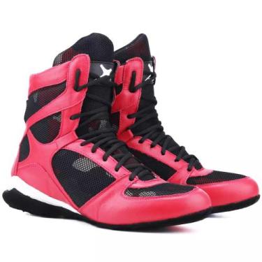 Imagem de Bota Treino Feminina Couro Conforto Academia Fitness - Mr. Gutt, Verme