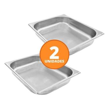 Imagem de Kit - 2 Cuba Inox Gn 1/2 Fria 325X265X60 - Venâncio - Venancio