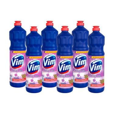 Imagem de Kit 6 Desinfetantes Vim Multiuso Cloro Gel Lavanda 700ml