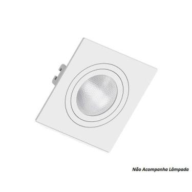 Imagem de Spot Embutir Par20 Quadrado Branco Face Plana - SaveEnergy - Save Ener