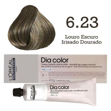 Imagem de Tonalizante Dia Color 6.23 Louro Escuro Irisado Dourado - L'oreal Prof