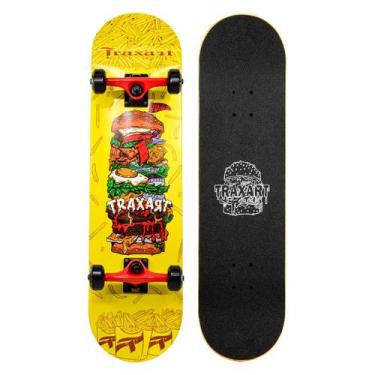 Imagem de Skate Traxart Profissional Burgers and Fries DZ-276