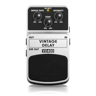 Imagem de Pedal de efeito Behringer Vintage Delay VD400 cinza